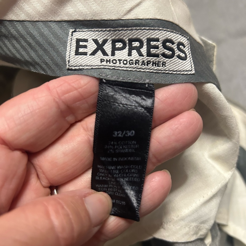 Men’s gray Express slacks 32x30